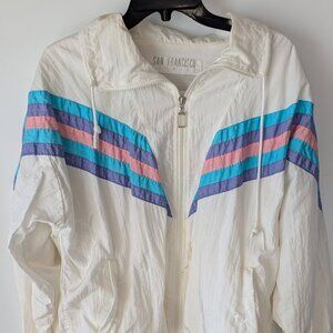 Vintage 80s/90s San Francisco Colorblock Windbreaker Jacket